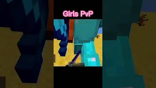 Boys PvP vs girls PvP in Minecraft #minecraft #viral #shorts