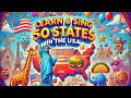 50 States Sing Along with Captain Swashbuckle: Learn All 50 of the United States of America! 🎶🏴‍☠️