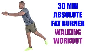30 Minute Absolute Fat Burner Walking at Home Workout🔥300 Calories🔥