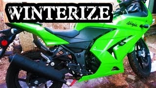 How to Winterize Motorcycle - Ninja 250