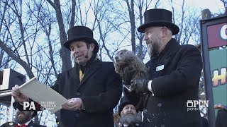 Punxsutawney Phil predicts six more weeks of winter