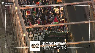 Pro-Palestinian rally floods New York City streets