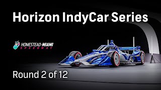 Car 10 Onboard ➤ Horizon IndyCar Series 🏁 S1 - R2 - Homestead (125 laps)