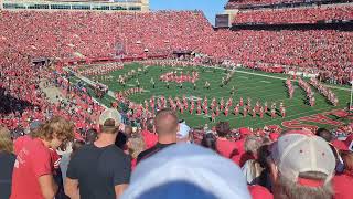 Nebraska Marching Band - March of the Cornhusker and Hail Varsity - 10/21/2023