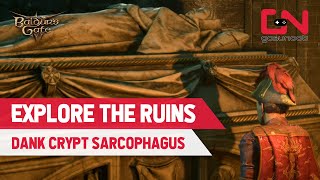 How to Explore the Ruins in Baldur's Gate 3 - Open Sarcophagus in Dank Crypt