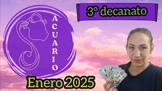 ACUARIO♒️ENERO 2025🏺3°DECANATO(10 al 18 febrero)#acuario#horoscopo#mensual#decanatos