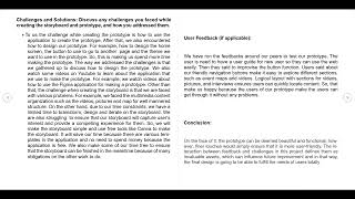 Multimedia Project - Reflection Report