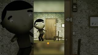 The man has a strange disease, and his body is 91 centimeters away from reality.#shorts  #animation