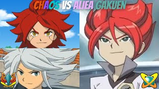 Chaos (GO 1 Learnsets) vs Aliea Gakuen (Inazuma Eleven Go Strikers 2013 Hacked Moves)