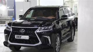 Рестайлинг Lexus LX 570 2008 в 2016 модельный год, эксклюзивный интерьер от MANC Tuning