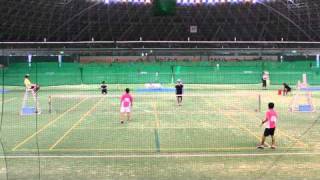 '10　全日本学生ソフトテニス選手権大会　準決勝1-3