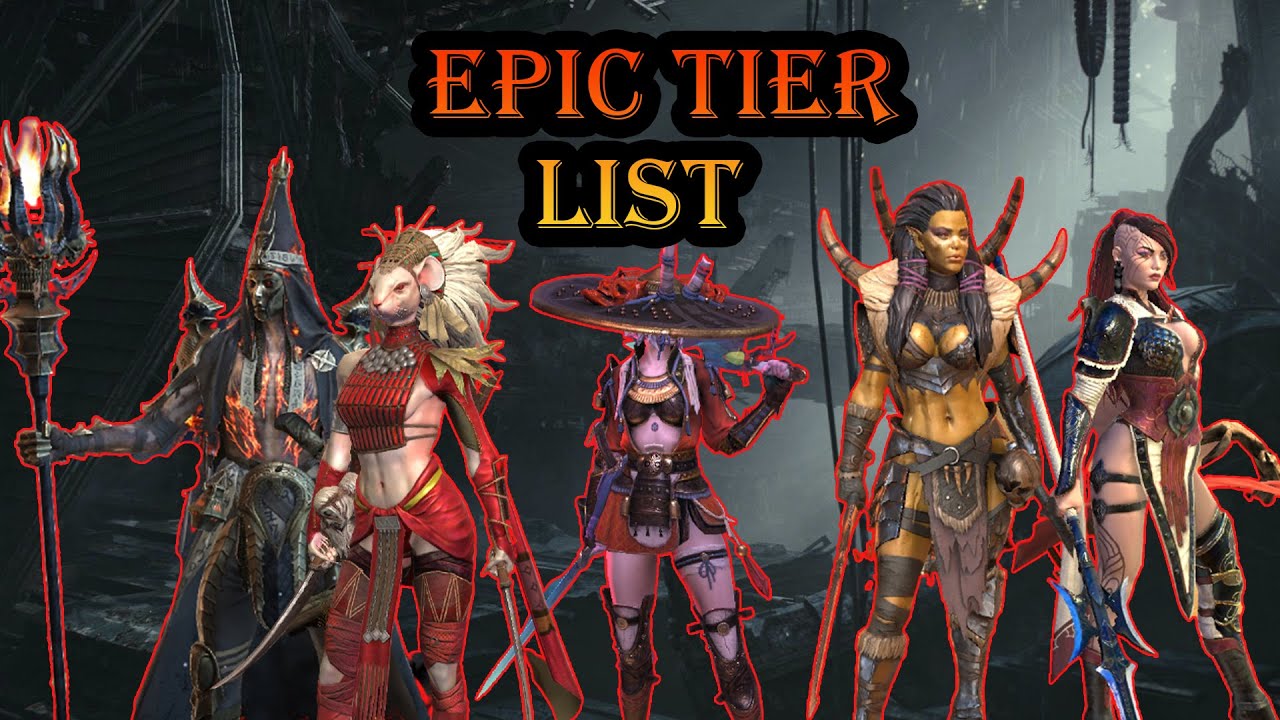 EPIC TIER LIST | BU SEFER TÜM EPİKLERİ GÖREVLERE GÖRE LİSTELEDİM | Raid ...