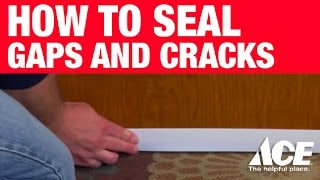 How To Seal Gaps and Cracks- Ace Hardware