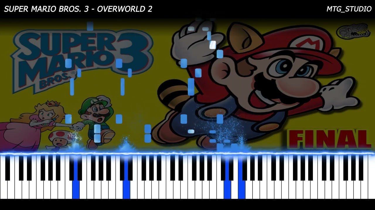 Super Mario Bros. 3 - Overworld 2 | VIDEO GAME PIANO COVER | PIANO ...