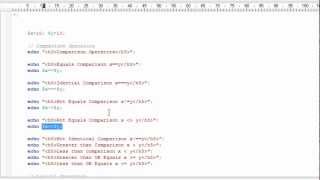 PHP Basics - Video 3 (Operators in PHP)
