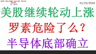 美股继续轮动上涨,  罗素危险了么？半导体底部确立