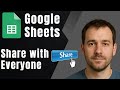 How to Give Access to Google Sheets to Everyone (2025 Tutorial)