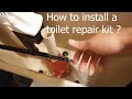 How to replace a universal toilet repair kit (branded korky) ?