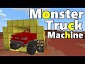 MONSTER TRUCK MACHINE TUTORIAL | Minecraft PE (Pocket Edition) MonsterTruck Addon