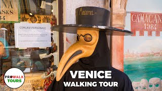 Venice, Italy Walking Tour PART 2 - 4K 60fps - with Captions