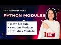 Python MODULES - One Shot | Class 12 Computer Science | ENGLISH