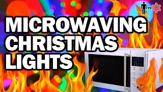 Microwaving Christmas Lights - Man Vs Science