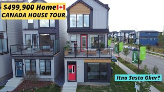 Canadian Houses| Inside a $499,900 Modern House| Life In Canada| Houses in Edmonton Alberta