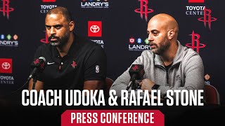 Coach Udoka & General Manager Rafael Stone Press Conference | Houston Rockets