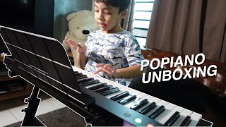 BASIC piano untuk kanak kanak | POPiano Unboxing (no review) Electronic Keyboard beli di shopee