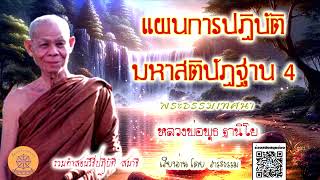 แผนการปฏิบัติมหาสติปัฏฐาน 4  พระธรรมเทศนา  หลวงพ่อพุธ ฐานิโย  (ไม่มีโฆษณาแทรก)