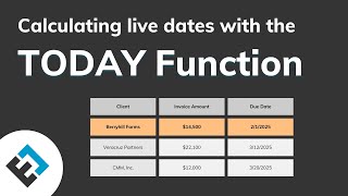 Calculating Deadlines with the TODAY function | Everyday Office