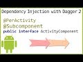 Dagger 2 Tutorial Part 12 - SUBCOMPONENTS - Android Studio Tutorial