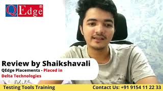 #Testing #Tools #Training & Placement Institute Review by Shaikshavali |  @QEdgeTech  Hyderabad