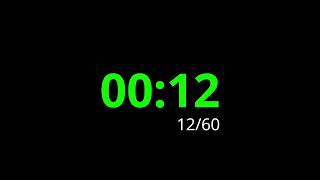 1 Minute Interval Timer with 15 Seconds Rest