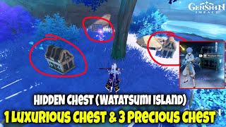 Hidden Chest 1 Luxurious & 3 Precious Chest (Watatsumi Island) Genshin Impact