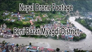 Nepal Drone Footage | Beni Bazar  🇳🇵 Drone Footage