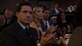 Jonah Hill Presents Documentary Award to Leonardo DiCaprio & Fisher Stevens - Hollywood Film Awards