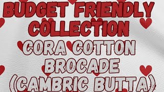 CORA COTTON   💐💐 CAMBRIC BUTTA💐💐 FOOTBALL HACOBA💐💐 BUDJET FRIENDLY CLOTHS