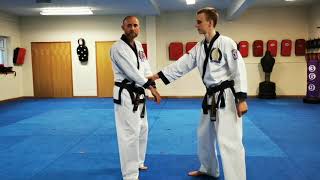 Cross Hand Sleeve Grabs 1 to 4