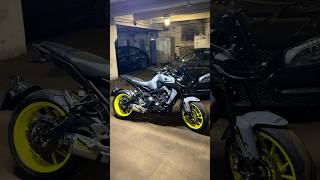 Yamaha mt 09 exhaust arrow 🔥 #shorts #yamaha#bikelife#мото