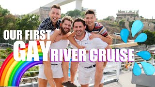 OUR FIRST GAY RIVER CRUISE | Portugal ft. Jonathan Bennett & Jaymes Vaughan