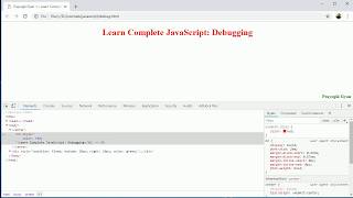 JavaScript Debugging in Hindi Part20