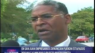 Empresarios denuncian estafa de más 35 millones de pesos por supuesto inversionista en San Juan