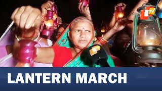 Villagers Stage Unique Lantern March Demanding Illumination Of Bridge In Cuttack | OTV news