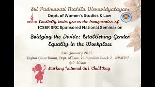 National Seminar on Bridging the Divide: Establishing Gender Equality in the Workplace