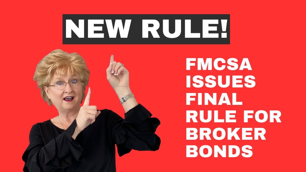 New FMCSA Ruling For Brokers - YouTube