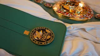 Finally received my WBC Eliminator medal and hold the first ever green belt worn by legends!