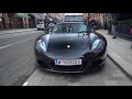 straight piped porsche carrera gt terrorising sound in london