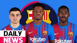BARCELONA NEWS TODAY ft Ansu Fati, Pedri and Ousmane Dembele + Sergino Dest injury update