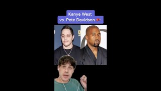 Kanye West vs. Pete Davidson 🥊 | #shorts